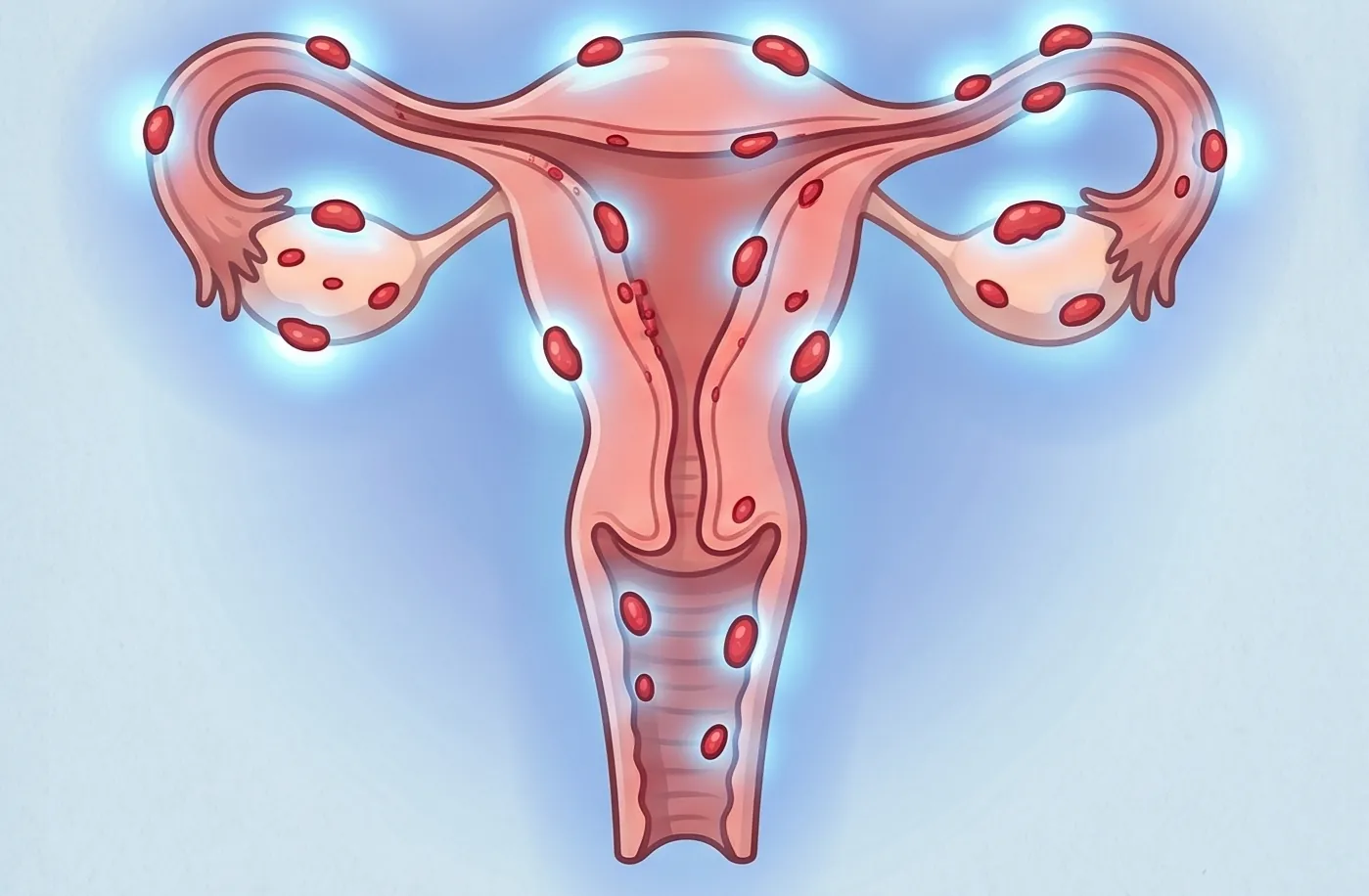 L'endometriosi è una malattia sistemica: il tessuto endometriale cresce fuori dall'utero, causando infiammazione cronica e dolore che può manifestarsi in qualsiasi giorno del mese.