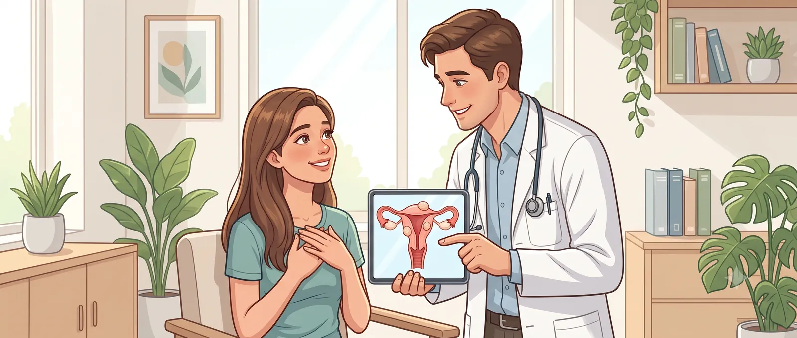 Fibromi uterini: cosa sono e come si manifestano. Se hai sintomi come sanguinamenti abbondanti, dolore pelvico o difficoltà a concepire, parlane con il tuo ginecologo.