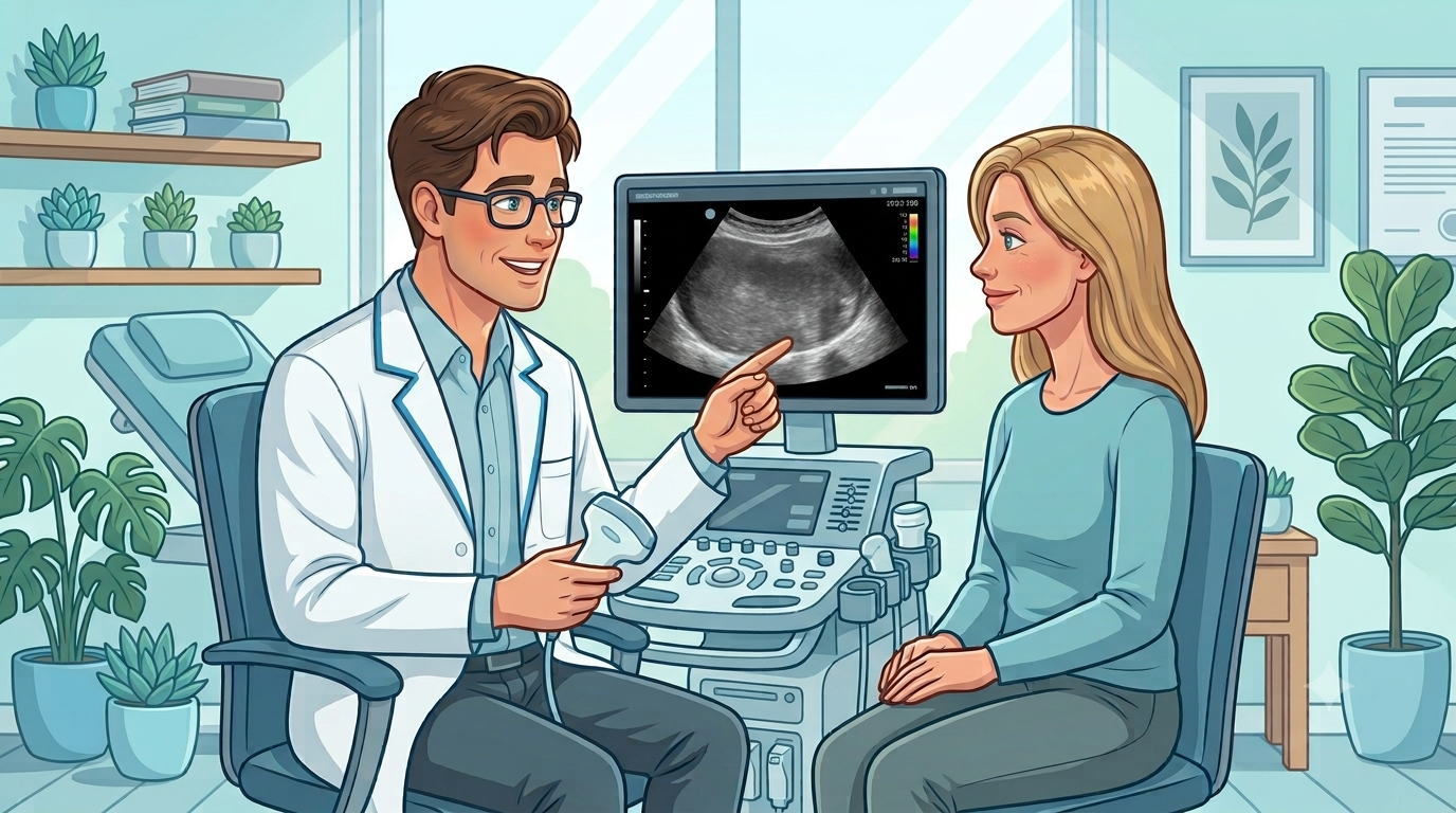 Ecografia ginecologica di II livello per fibromi uterini.