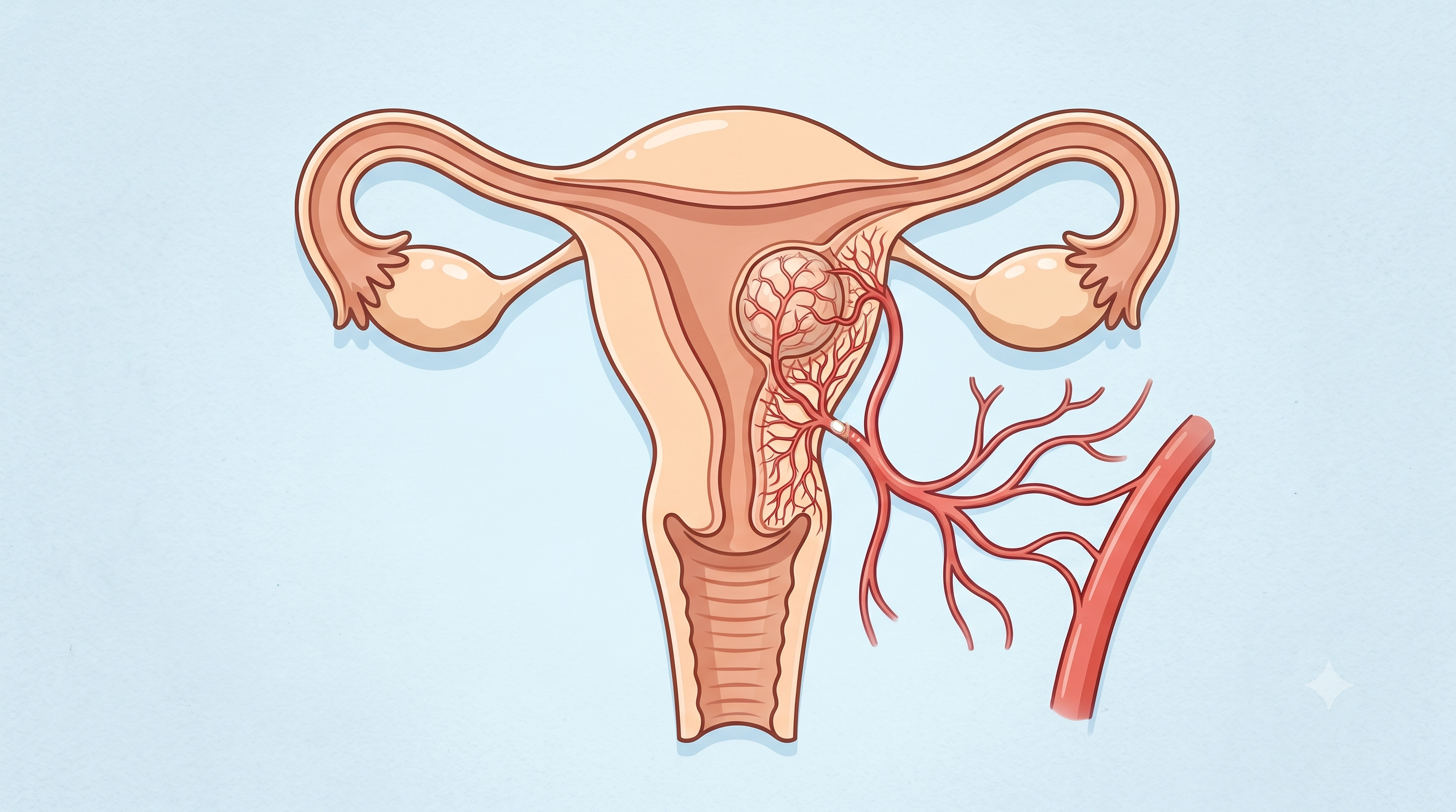 L'emobilizzazione delle arterie uterine è una tecnica salva-utero per i fibromi.