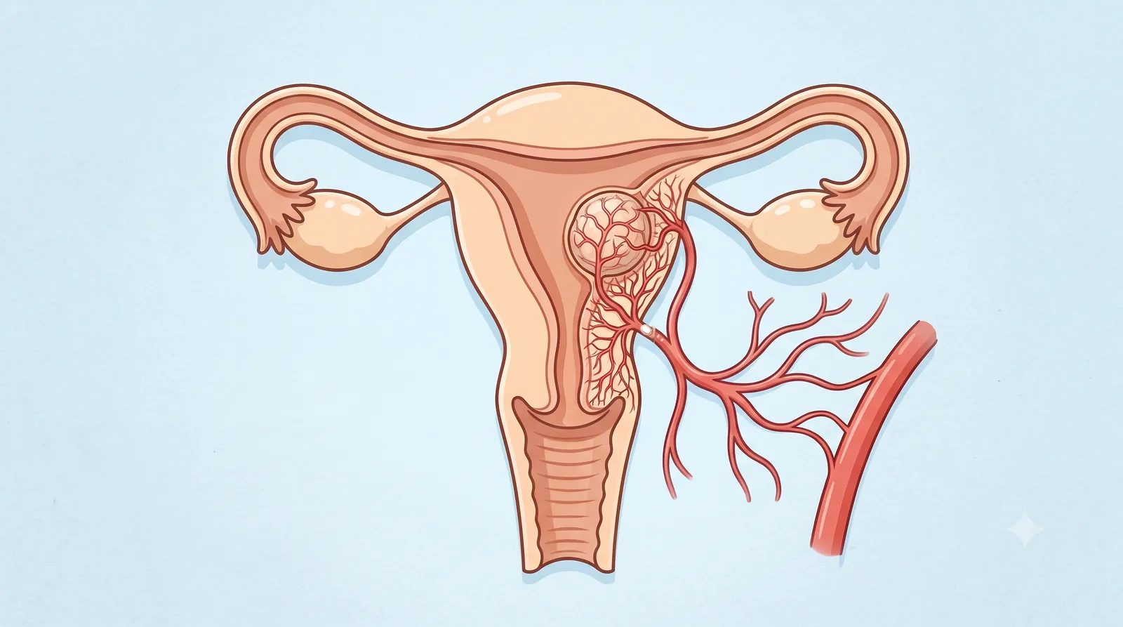 L'emobilizzazione delle arterie uterine è una tecnica salva-utero per i fibromi.